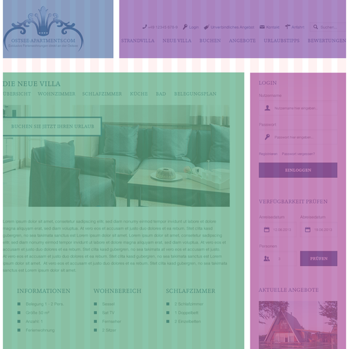 Web page design contest entry by projekt38