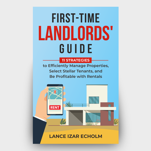 Design an attention-grabbing book cover for first-time landlords Design por Hisna