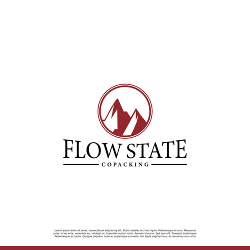 Flow State logo Design by Direwolf Design