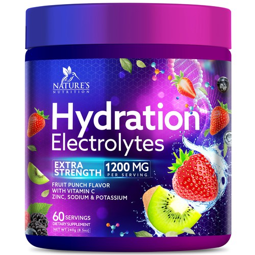 Hydration Electrolytes Design Needed for Nature's Nutrition Design by Black-Pepper