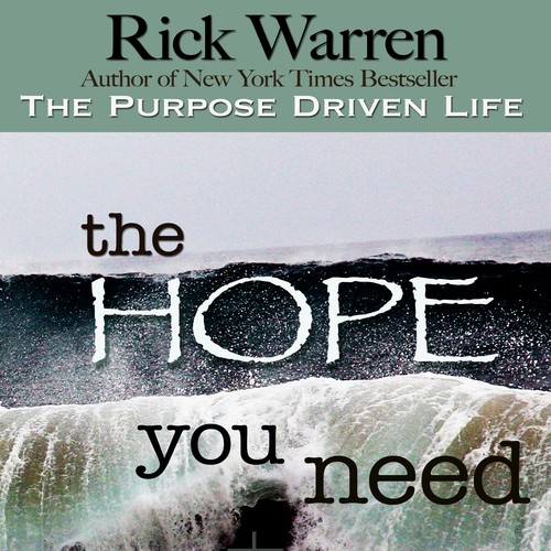 Design Rick Warren's New Book Cover Réalisé par Janean Lindner