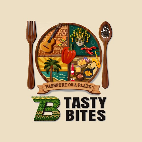 Design a Bold, Soulful Logo for Tasty Bites – Caribbean Meets Southern Comfort Design by ads1201