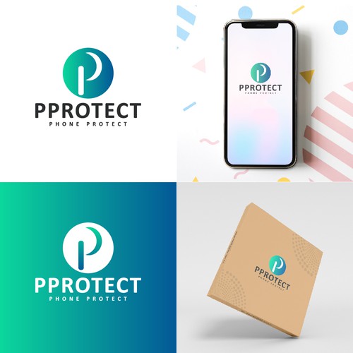 PPROTECT (Phone protect logo) (mobile cases and screen protectors) Design by DESIGN_TWE