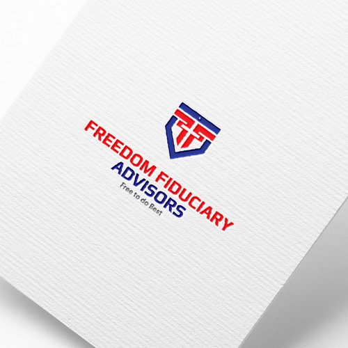 Investment company breaking away from corporate interest looking for fresh patriotic logo. Design by Affineer