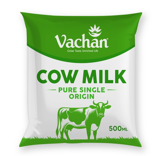 Vachan Cow Milk Design by Creative Selection