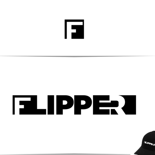 "Design an emblem-style cap logo for FLIPPER" winning Logo & brand guide
