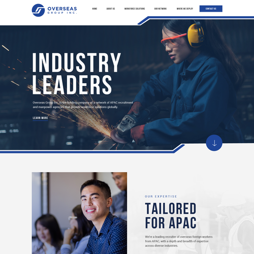 Web page design contest entry by Obizzy