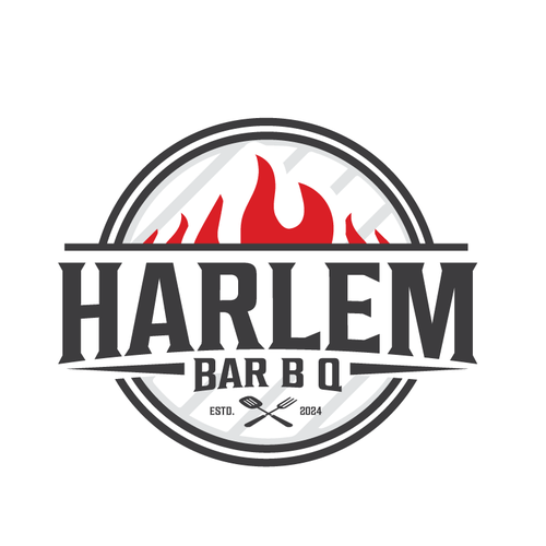 Harlem Bar B Q Design von -NLDesign-