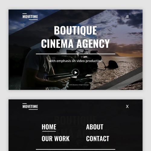 Design di Video Production Company Website // Simplistic Design di pb⚡️