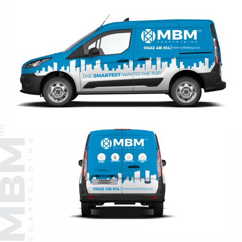 MBM Scaffolding - Van Design Design by Daniel Quaresma