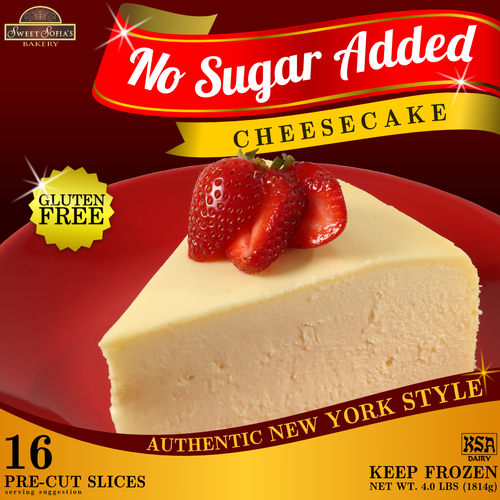 Diseño de Gourmet Cheesecake Package Design (No Sugar Added)
 de syakuro