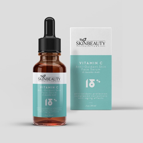 Easy Simple LABEL design for Skin Care Serum Design by Ted Vesania