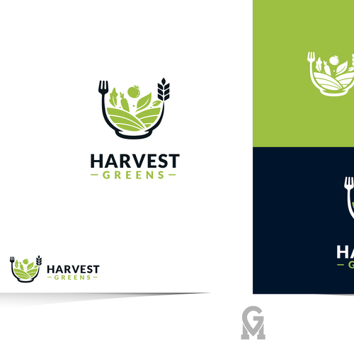 New Fast Casual Greens Based Food Concept Design our Signage, Logo to launch our concept Design by M.G. designs