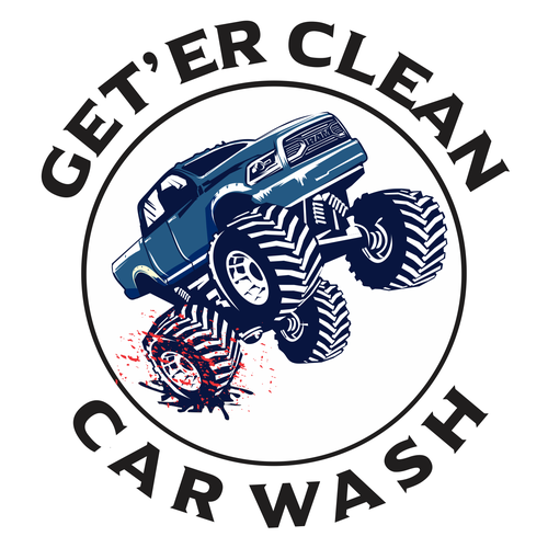 Get’er Clean Car Wash Logo design contest