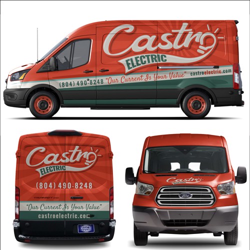 Van wrap For Electrical business! | Guaranteed | Quick Choice Making | Few revisions Design by dnite