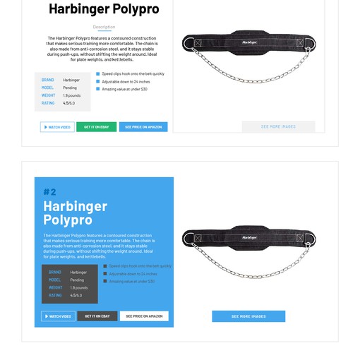 section of web page design, desktop only Design by yuliabintani