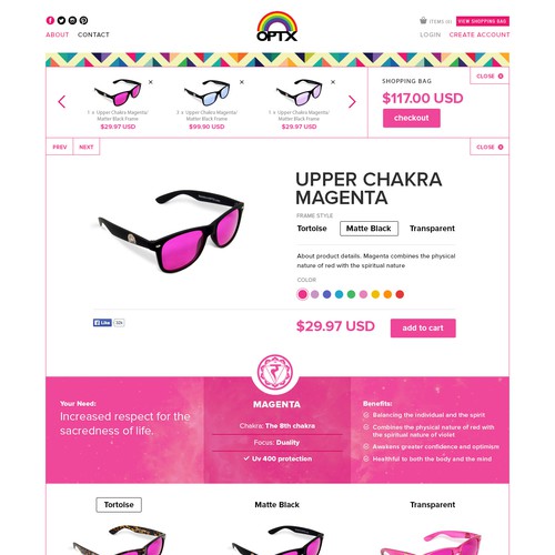 Bright, Colorful, and Beautiful Design Requested for Ecommerce Website Diseño de AwesomeMolly