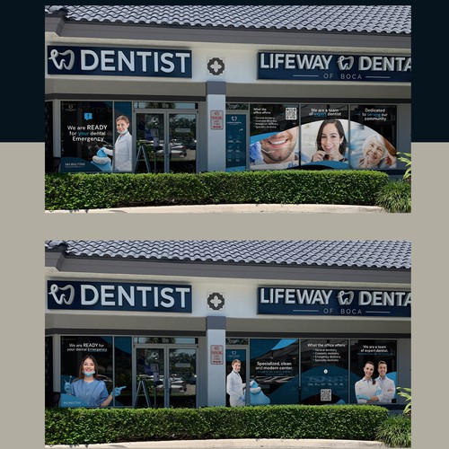 Dental Office Window Decals Design by IGD - Estudio ⭐️