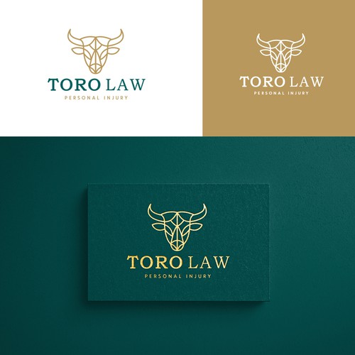 Design a unique skull bull logo for a personal injury law firm Ontwerp door Logonatics