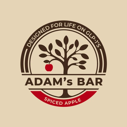 Adams Bar - Nutrition Bar for GLP1 patients Design by line2code