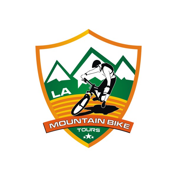 Diseño de DF_5 titulado "LA mountain bike tours"