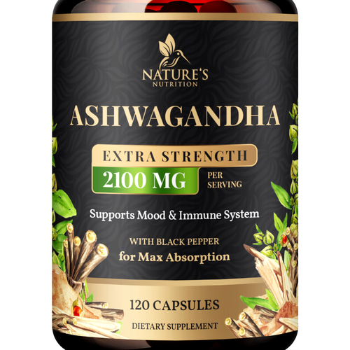 Ashwagandha Design Needed for Nature's Nutrition Design by Studio MH