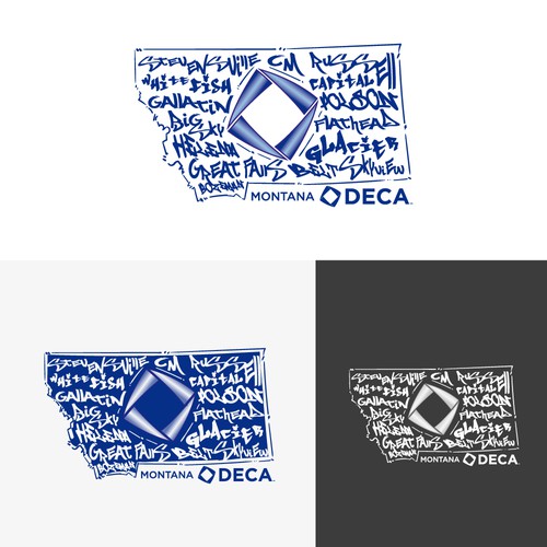 Montana DECA Diseño de Amillustration