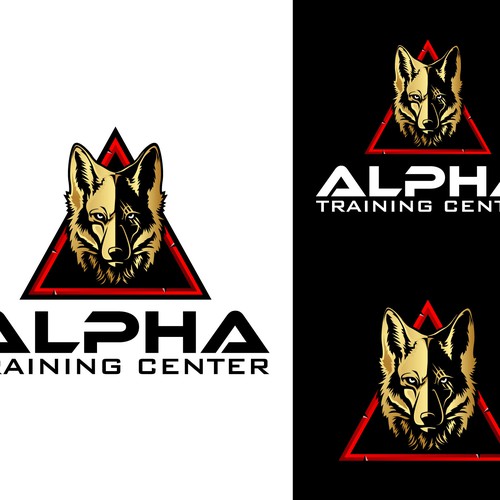 Alpha Training Center seeks powerful logo to represent wrestling club. Design by Maylyn