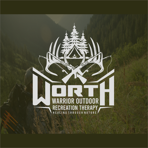 コンペ「Warrior Outdoor Recreation Therapy - WORTH Logo Design Contest」のデザイン by Elesenseさん 