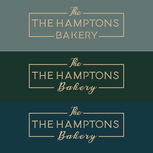 The Hamptons Bakery Logo Design by DeersCreative