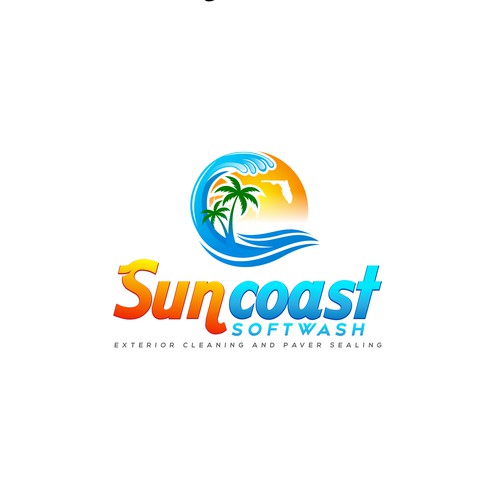 A logo for a softwash company that is appealing and inviting Diseño de CreCreature