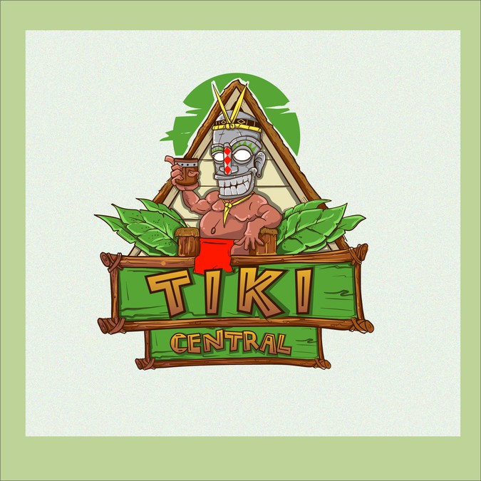 Classic Logo for Tiki Cafe and Bar Logo design contest