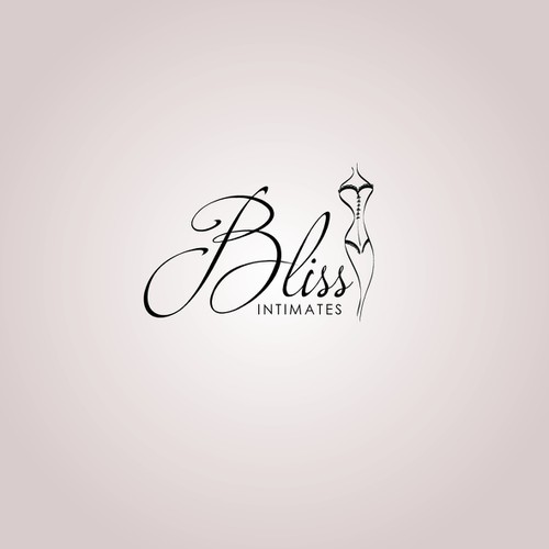 Logo for Bliss Intimates online lingerie boutique Diseño de Bojanalolic