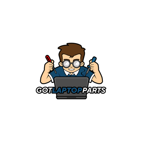 Logo for a replacement computer parts website Design réalisé par -[ WizArt ]-