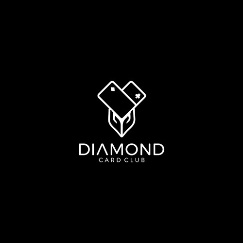 Diamond Card Club logo design Design réalisé par KLBRS