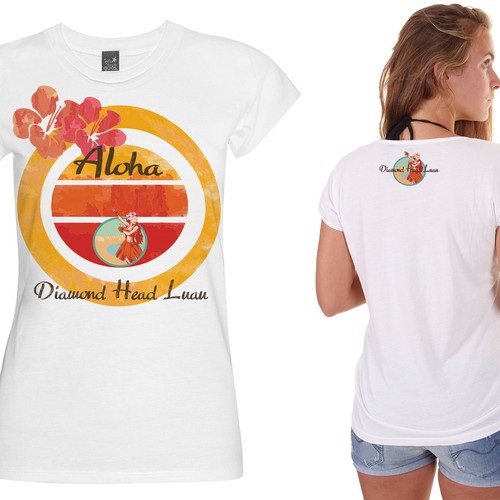 Create A Shirt Souvenir For The Hottest Luau In Hawaii Design réalisé par polymina