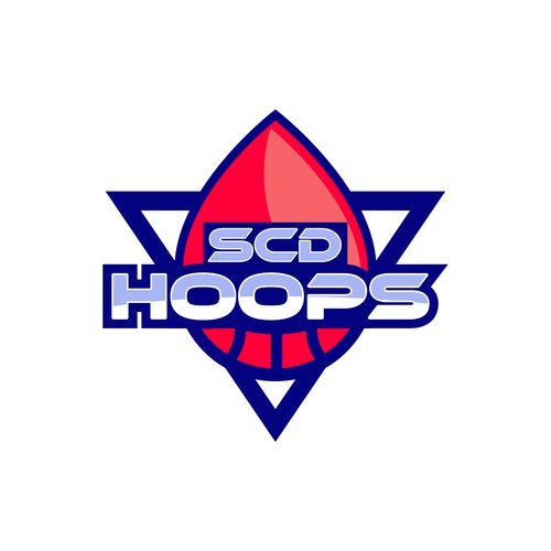 Basketball Logo for Team 'SCD Hoops' - Your Winning Logo Featured on Major Sports Network Design by R O S H I N