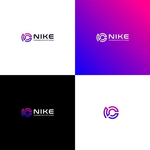 Nike Communications Logo Contest Design by d'zeNyu