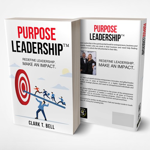 Purpose Leadership Book Cover Design by galland21