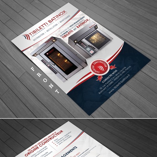 "Marques industrielles historiques recherchent communication décalée pour opération commerciale." winning Postcard, flyer or print