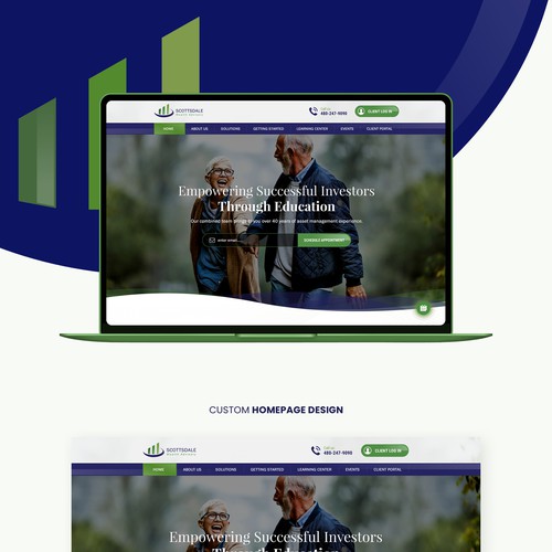 Diseño de Home Page Design for Financial Advisor de Alisha.