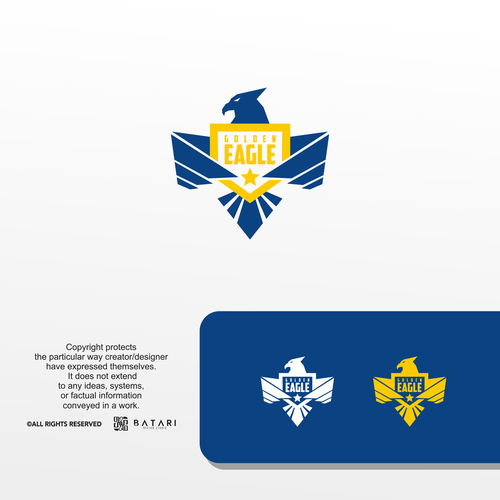 Design di Basketball Team Logo for the 'Golden Eagles' (fast-tracked contest)! di fortyeight.studio™
