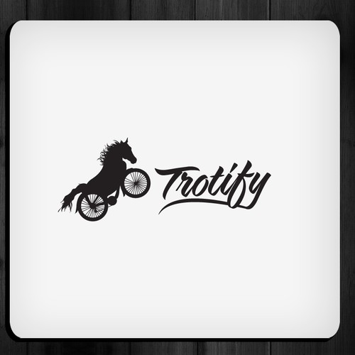 Design di TROTIFY needs an awesome bicycle horse logo! di Sssilent