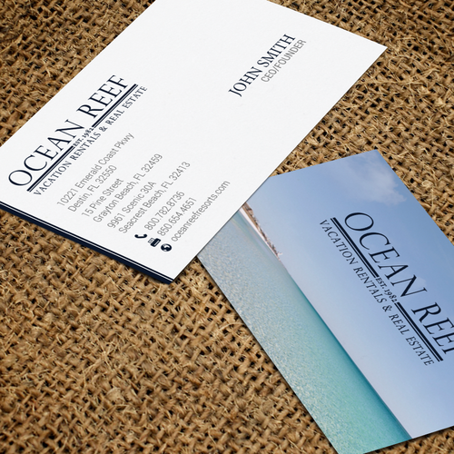 Design a fun, beach-inspired Business Card Design by chandrayaan.creative