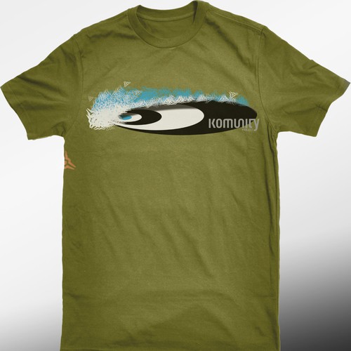 T-Shirt Design for Komunity Project by Kelly Slater Ontwerp door PatChonch