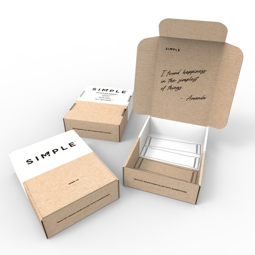 SIMPLE shipping box Design by znakovanj