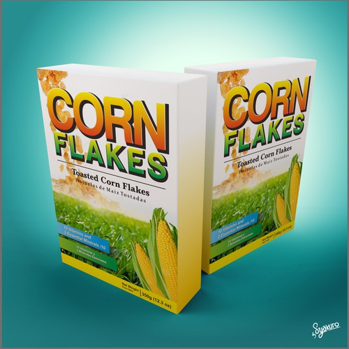 Create a new refreshing and modern Corn Flakes box design Design by syakuro