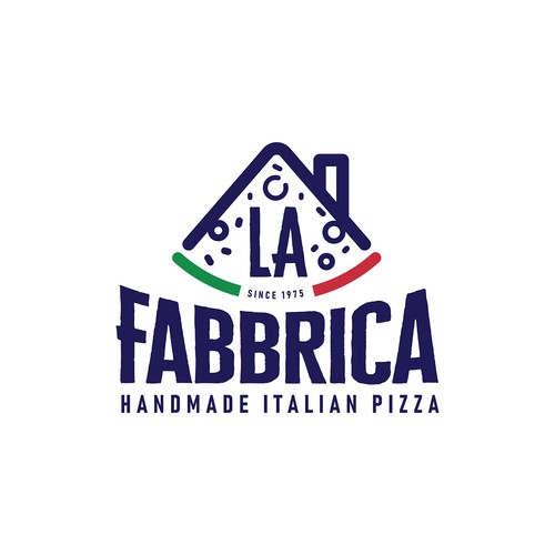 We need a powerful logo for our pizza production - La Fabbrica Design by Silviu Pruteanu