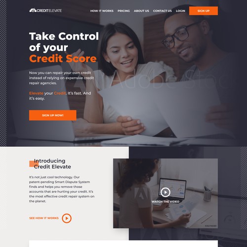 Personal finance company needs you to take our initial website design to the next level! Design by Say Hey Studio