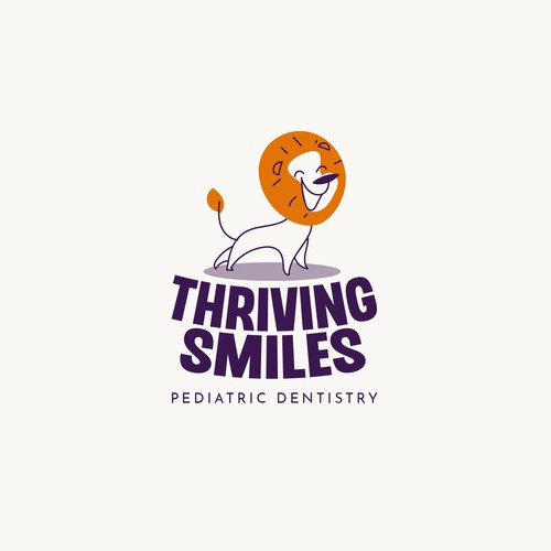 Looking for a modern, edgy, colorful pediatric dental logo that incorporates a lion. Professional yet fun. Does this exi Design by DaliaKK